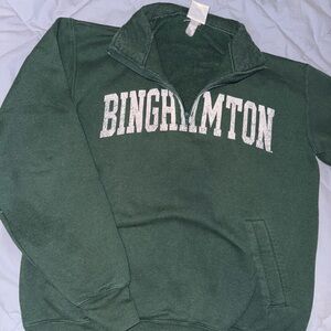Binghamton Green Quarter zip